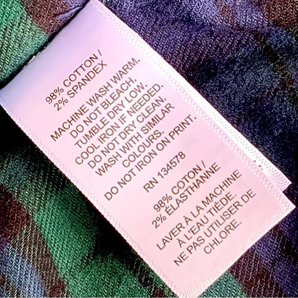 NWT Boy’s Vineyard Vines Black Watch (Charleston Green Plaid) Shirt - Picture 6 of 7